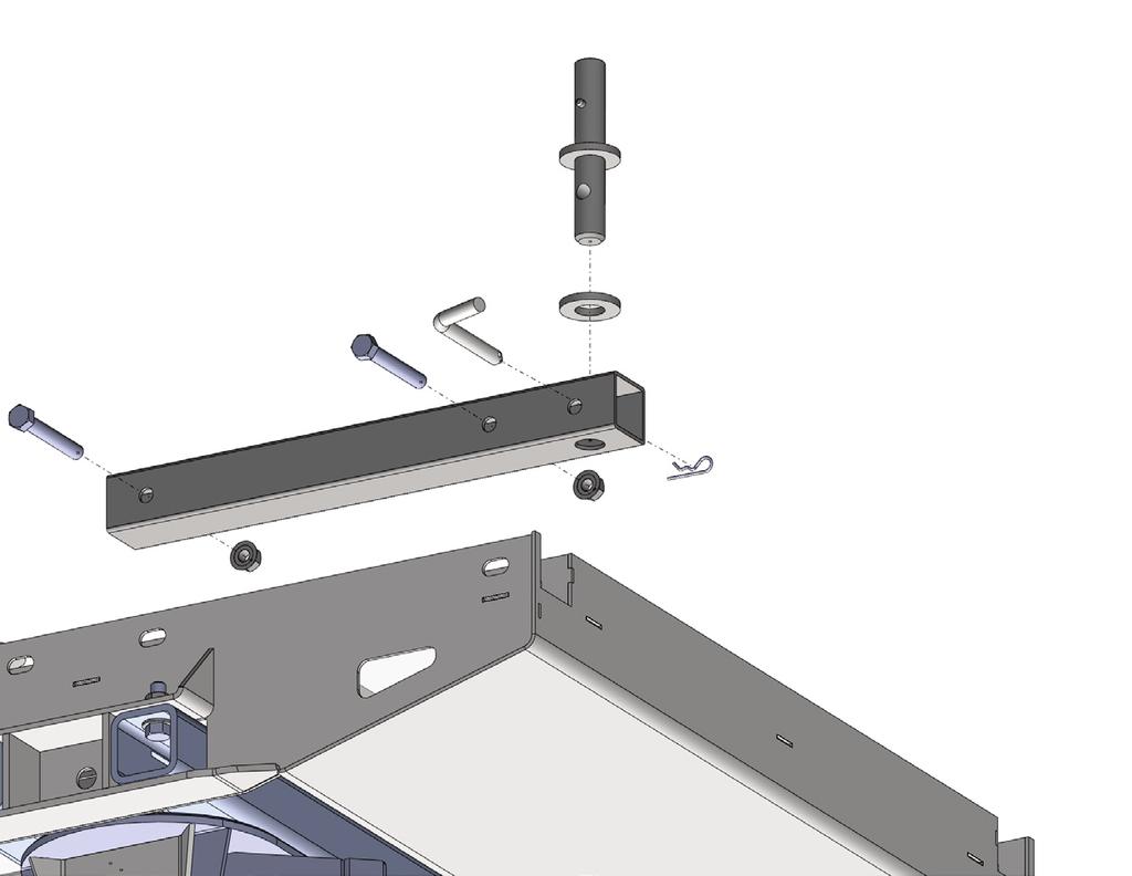 INSTALLATION 3. Install the mounting posts through the bed into the mounting bracket post holders. Rotate the posts a quarter turn (see the illustration to the right).