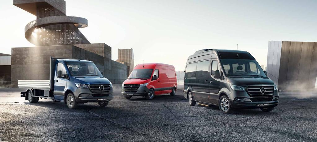 It is so versatile that youʼre sure to find just the right variant for your transport tasks, and it looks so good that itʼs sure to make a good impression: the new Sprinter.