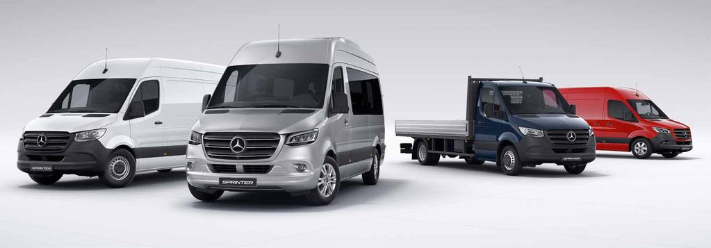 Refined across the range. The design concept which has proven so successful for Mercedes-Benz passenger cars has now been applied to the Sprinter, too.