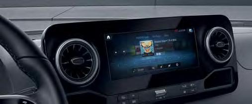 8 cm (7-inch) touchscreen boasts intuitive touch control, a high-resolution touchscreen and a wealth of communication and infotainment features.