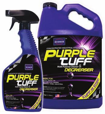 DEGREASERS PURPLE TUFF Cleaner & Degreaser Concentrated Industrial strength Multi Purpose Cleaner & Degreaser Ideal for: