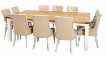 table + 10 x GALLERY chairs 2395 SAVE 803 SAVE