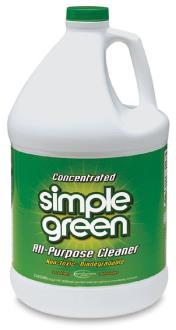 Simple Green or Detergent 8 can