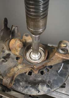 bearing assembly on a passenger car front wheel-end application.