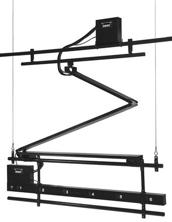 Rigging Accessories Cable Pantographs & Connector Strips Cable management and electrical distribution for theatrical and studio lighting, front-of-house lighting, audience chamber lighting, and other