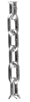 Rigging Accessories Chain & Trim Chain Grade 30 Grade 30 Chain Grade 30 Proof coil chain for dead hanging. Zinc plated. Manufactured to Federal Specification RRC-271-E.
