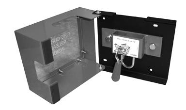Fire Safety Curtains Fire Line Release & Enclosure Lever Release Easy-to-use lever provides a