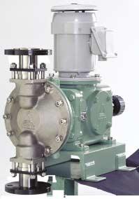 Selection of the pump mteril most suitble for the pplied liquid is possible with seven different types vilble.