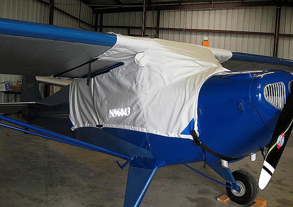 The Taylorcraft Models B & F Empennage Cover is a complete, one-piece cover which