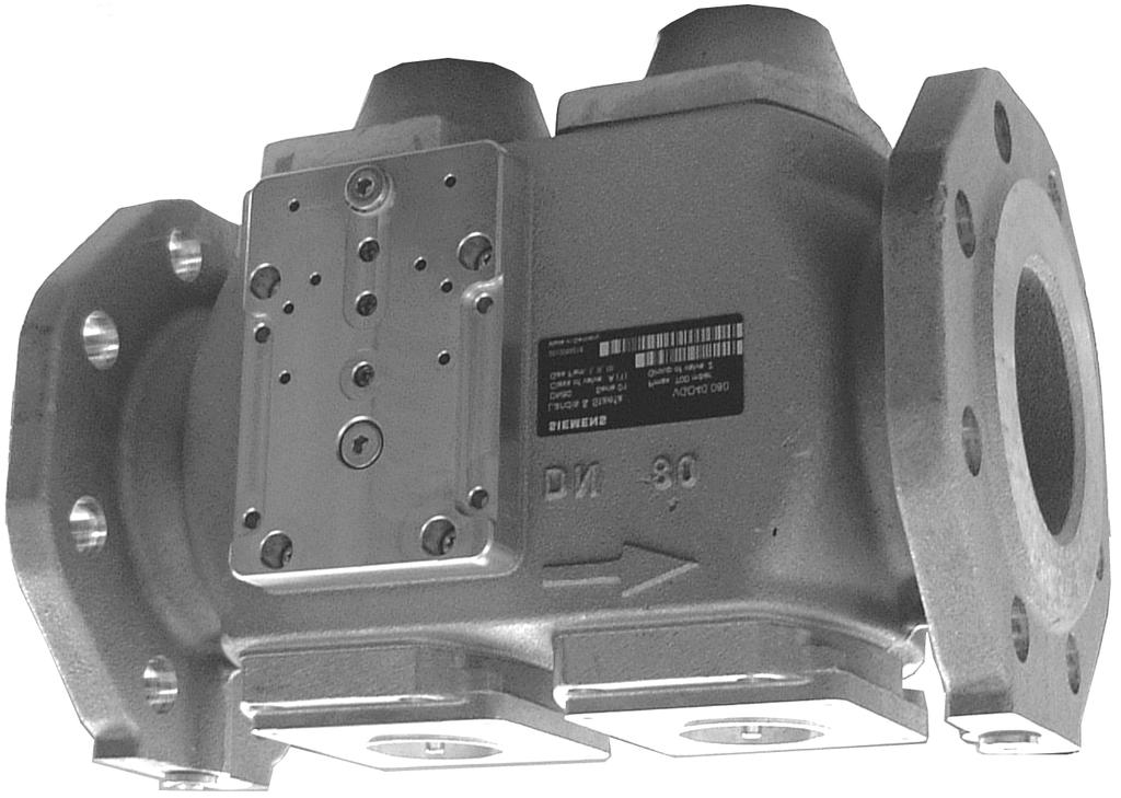 In combination with appropriate SKP actuators, the valve also serves as a: - shut-off valve (in connection with SKP10.