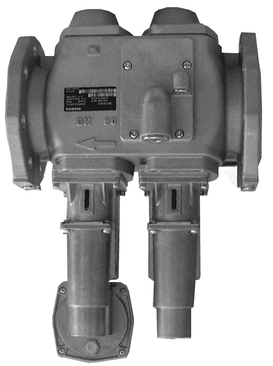 The surface area proportions of the 2 valve disks per stem are such that the closing force increases as the inlet pressure increases (class A valve to EN 161).