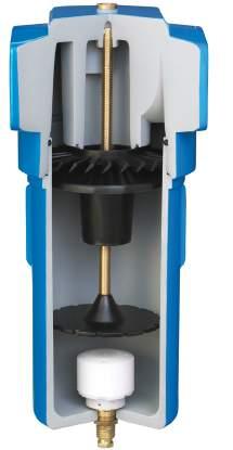 WATER SEPARATOR MODEL CONN SIZE CAPACITY AT 7 BAR G MAX OPERATING PRESSURE (BAR) APPROX. WEIGHT (KG) (M3/MIN) (CFM) (LITRES/SEC) CECS012 1/4 0.60 21 9.91 16 0.98 CECS018 3/8 1.