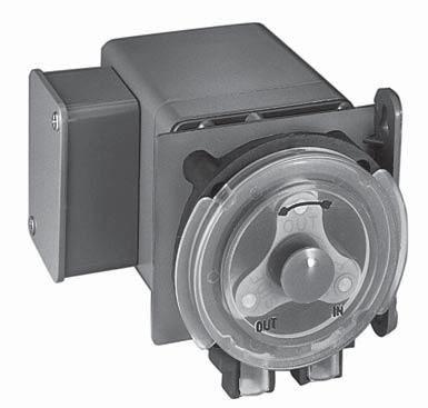 A-100 FLEXFLO PERISTALTIC PUMPS Economical and versatile. OEM design modifications. Compact housing. Fixed output rate depending on the selected RPM.