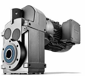 Parallel Shaft Geared Motors Features Can be used even in narrow construction space High gear ratios (plug in pinions) Hollow shaft on both sides possible Very energy efficient ( efficiency of 98%