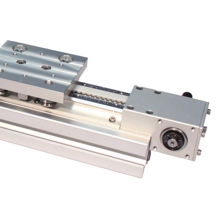 LINEAR GUIDE SYSTEMS Linear guide systems are chosen for an application based not only on their precision and speed characteristics, but also on a host of other operating conditions such as