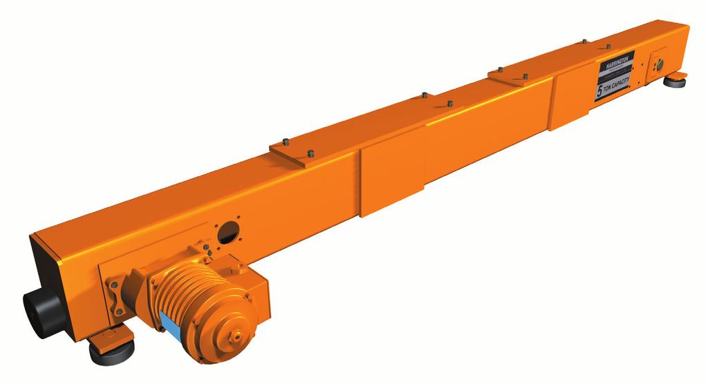 M T M D o u b l e G i r d e r M a x- E - L i f t To p R u n n i n g M o t o r i z e d E n d T r u c k s For a compact, double girder configuration with all the benefits of the TM top running