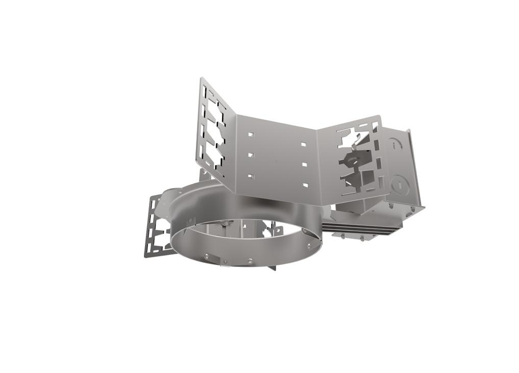 MOUNTING: Butterfly brackets adjust 4 vertically and accept 1 /2 EMT, linear flat bars and C channels. CEILING: 1 /2 up to 1.