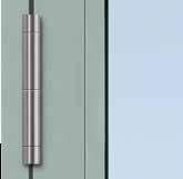 Lever handle set As standard, we offer all door sets with an offset aluminium lever/lever handle set with a steel core including a cylinder rose escutcheon.