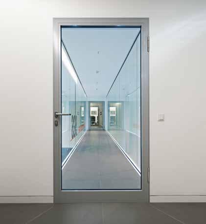 Good Reasons to Try Hörmann Aluminium and steel tubular frame parts for all demands in construction projects 1CE marking for external doors NEW Aluminium frame 2without face The new EI 2 30 aluminium