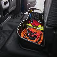 Under Seat Storage Contain, organize and conceal items under the rear seat of your vehicle with this durable molded plastic Rear Underseat Storage Organizer.