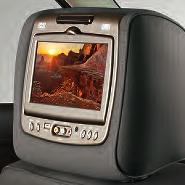 SIERRA 1500 Rear Seat Entertainment System Make time fly for your rear-seat passengers with the Rear-Seat Entertainment (RSE) Head Restraint DVD System.