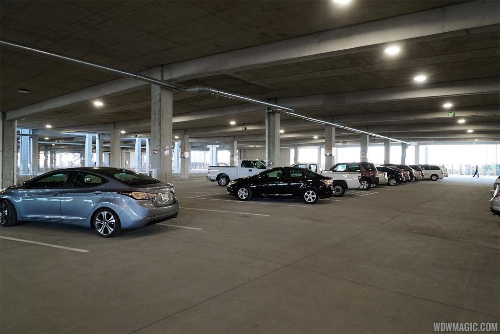 garage applications. The volumizing optical distribution delivers uniform light with minimal glare and shadowing.