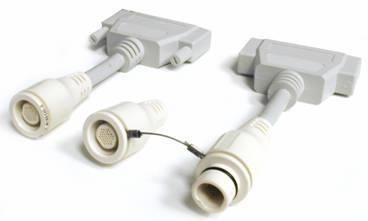 MICRO - Custom Medical Breakaway Circular 37 position breakaway connector harness assembly Comprises: 2 off D-Sub connectors Custom over-molded