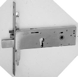 Electric mortice locks stainless steel front plate mm 22 Prezzo unitario e Electric mortice lock for operating with European profile cylinder. 12Vac/dc. LATERAL LOCKING.