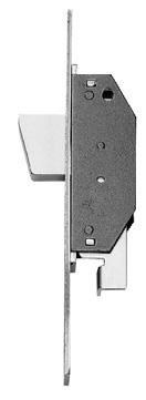 Front plate mm 190x22x in STAINLESS STEEL. Rotating DEADBOLT with mm 24 throw.