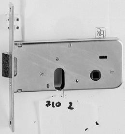 Backset mm 60 7106010 1 10 10 Backset mm 70 7107010 1 10 10 Lock for. LATERAL LOCKING. Operating with oval cylinder. Zinc-plated case H 64. Zinc-plated front plate mm 160x20x.