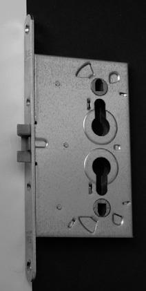 Locks for Multi-purpose locks Prezzo unitario e Multi-purpose mortise lock. LATERAL latching point. Case size 55 mm, faceplate 19.80x25x mm.
