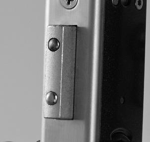 Options Unit price e DEVIATORS AND LOCK WITH SLIDING DEADBOLTS, STAINLESS STEEL FRONT PLATE.