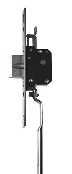 Accessories suitable for central lock 24 LATERAL DEVIATORS FOR -POINT LOCKING WITH INTERNAL RODS. Front plate mm 24x in stainless steel. To be used with locks PERFORMA, series 7275* - 7295*.