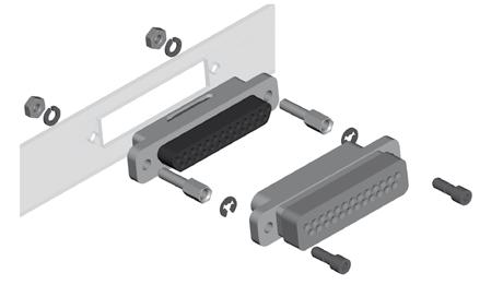 Mounting operations and hardware Double panel mounting dimensions For hardware dimensions consult the mounting hardware section.