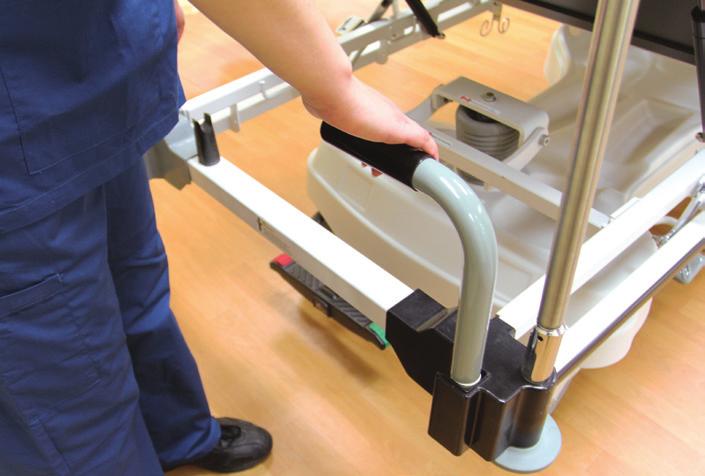 The Titan Stretcher also features several standard functions such as a central brake locking system, adjustable fowler section, radiolucent board, adjustable knee section and
