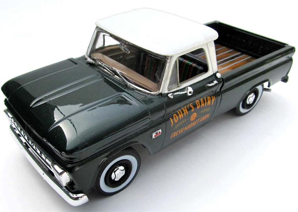 Right On Replicas, LLC Step-by-Step Review 20160224* 1966 Chevy Fleetside Pickup Truck 1:25 Scale Revell Model Kit #85-7225 Review The first Chevrolet pickup truck came out in 1924, through in-house