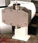 Degassing/Deaerating cover incorporates relief grooves and manifold to relieve trapped gas/air in viscous products.