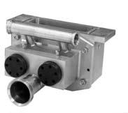 Front Covers Standard flat cover for applications up to 100 psig (6.8 bar) discharge pressure.