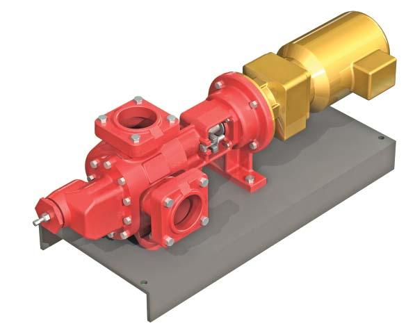 Since the CCD bracket creates a unified system from the motor to the pump, the baseplate becomes an optional component to the system. These units will attach to our standard 300 BH pumps.