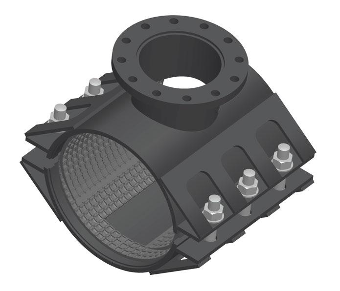MattSeal EasiTee Product Design Benefits Flexible Ability to fabricate any flange drilling or outlet (subject to pressure rating of the product).