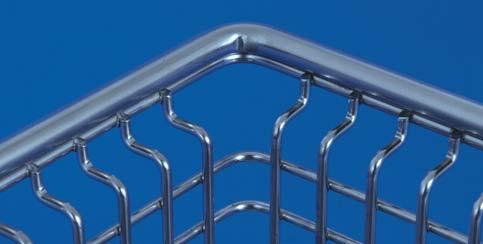 Quality, Component protection Top quality accepts no compromises Our cleaning and transport baskets are produced as standard from stainless steel rounds with an electrolytic polished surface.