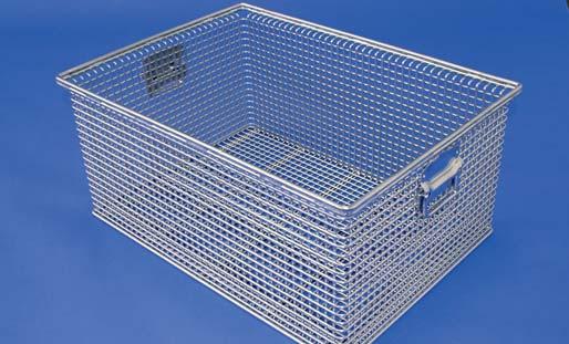 The MEFO-BOX model for heavy loads is available with mesh width 12 mm. The adjustable lid is available as an accessory on the model for heavy loads.