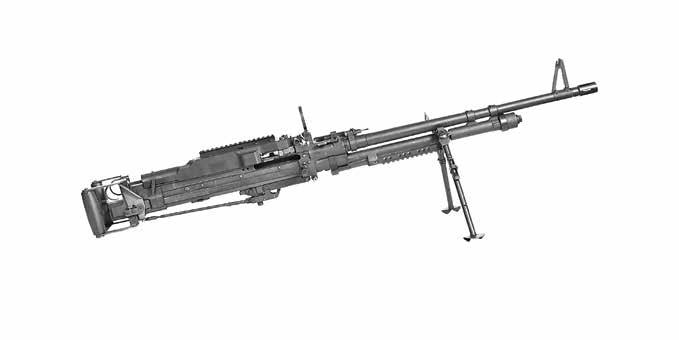 EQUIPMENT DESCRIPTION AND DATA 0 LOCATION AND DESCRIPTION OF MAJOR COMPONENTS The M60D machine gun consists of the following major external components: A B C D E F G H GRIP AND TRIGGER ASSEMBLY.