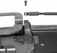 MAINTENANCE: M60D MACHINE GUN 07 REPAIR (cont) 6. On component parts which have a hard carbon residue, it may be necessary to use CLP/RBC to begin repair.