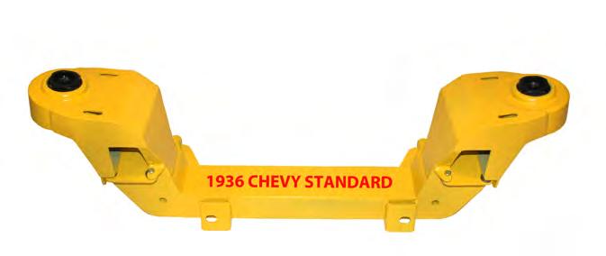 CHEVROLET 1936 Standard ONLY C.E. BOLT-ON INDEPENDENT FRONT SUSPENSION Exclusive adjustment system Interlocking design Easy and accurate installation Superior strength Correct geometry CUT-AWAY OF: The C.