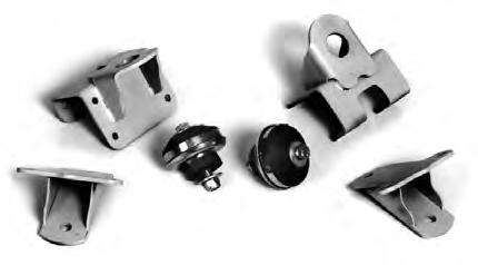 1949-1954 CHEVROLET Fits 1958 - up Chevrolet V8 and LS engines into 1949-1954 Chevrolet cars. ENGINE MOUNTING KIT Includes Bolt-on frame adapters, C.E. engine mounts, thru bolt cushion set, bolts and instructions.