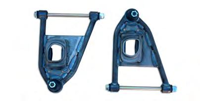 1949-1954 CHEVROLET TUBULAR UPPER A-ARMS Great looks and excellent clearance; includes ball joints, bushings and cross shafts.