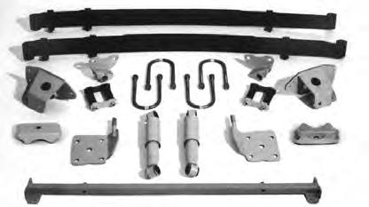 Not for use with original solid axle front end and steering. BOLT-ON COMPLETE REAR END MOUNTING KIT Bolt-on kit for 1933-35 Dodge Pickup, 1933 Dodge DP, 1934 Ply PD and some others.