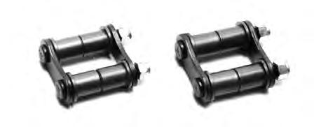 00 REAR SPRINGS 2 1/2 wide for use in C.E. rear end mounting kits Regular, pair Part No. RS-3540 $260.00 pr.