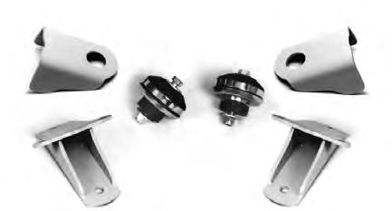 Weld-on (for non C.E. Bolt-On Pinto-Mustang IFS) Part No. CP-2102G $100.00 TRANSMISSION MOUNTING KIT Mounting kits are bolt-on style. Welding is required on models using a split wishbone.